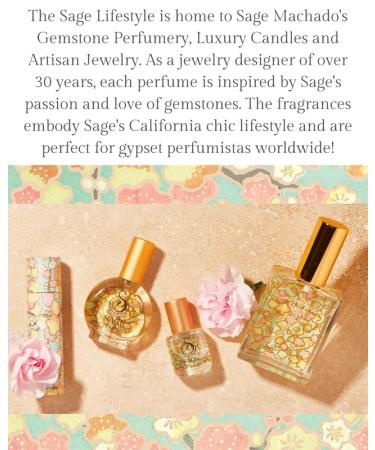 Pearl Organic Perfume Spray by Sage- 2 oz Vegan & Cruelty-Free Subtle Scent Vanilla Sandalwood Musk Pearl 2 oz Eau de Toilette Spray - Buy Online on GoSupps.com