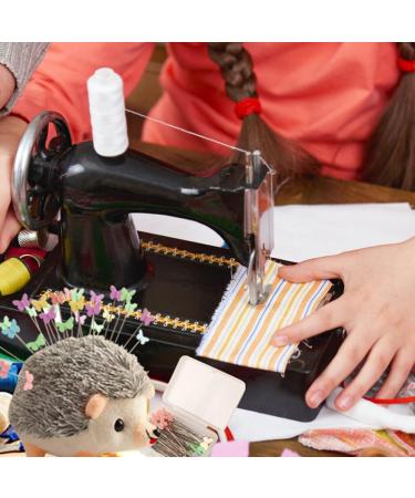 CICILIAYA Hedgehog Shape Pin Cushion Sewing Kit with 100pcs Butterfly Pins - Gray - Buy Online on GoSupps.com