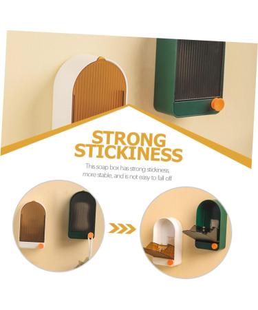 BRIGHTFUFU 2pcs Boxes Soap Drain Box Household The Hips Wall Hanging - Buy Online on GoSupps.com