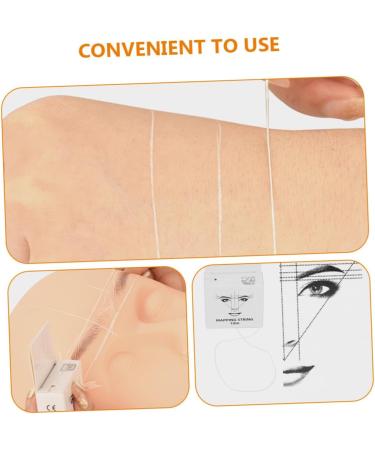 FOMIYES 4pcs Home Tools Pro Tools Brow Map Line Eyebrow Level Measure Tool Ruler Eyebrow Trimming Orthotics 4.6x1.8x7.5cmx4pcs Whitex4pcs - Buy Online on GoSupps.com