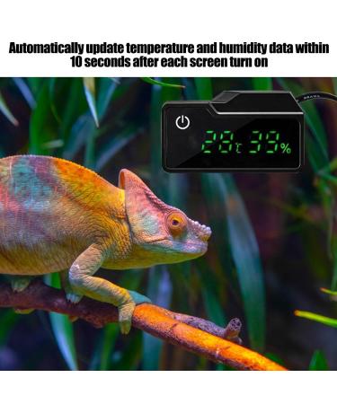 Mini Digital Thermometer Hygrometer for Terrariums | Accurate Temperature & Moisture Measurement with LCD Display - Buy Online on GoSupps.com