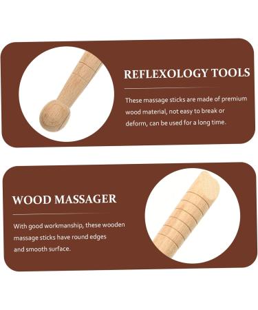 3-Piece Wooden Acupuncture & Acupressure Pen Set | Wood Massage Tools for Foot Reflex Zone & Hand Massage - Buy Online on GoSupps.com