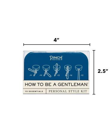 Pinch Provisions How To Be a Gentleman Personal Style Kit - 15 Essentials for Men | Groomsmen Gift Set - Buy Online on GoSupps.com