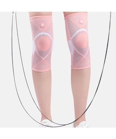 Buy Sports Knee Pads - Running Knee Protector & Support Braces - Breathable & Elastic - 2 Pcs Knee Support for Exercise (M - Buy Online on GoSupps.com