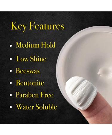 Pete & Pedro CLAY - Men's Hair Clay for Medium Hold and Matte Finish - Adds Body and Thickness - 2 oz (Pack of 1) - Buy Online on GoSupps.com