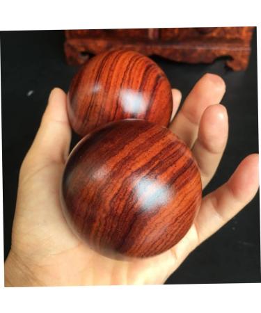 Frcolor 4-Piece Solid Wood Massage Ball Set - Leg & Foot Massage Device for Muscle Relief & Fasciitis Mahogany Fitness Balls - Buy Online on GoSupps.com