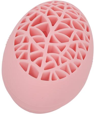 FQQWEE 2 in 1 Cosmetic Brush Drying Rack & Cleaner - Soft Silicone Makeup Brush Holder Caddy (Pink) - Perfect for Quick Clean & Dry - Buy Online on GoSupps.com