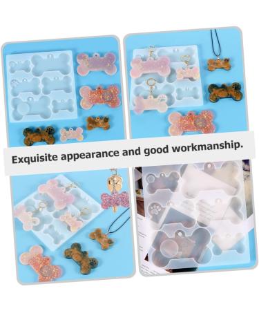FUNOMOCYA Candy Molds Bone Jewelry Mold Bones Labels Decor Diy Mold Wok Diy Silicone Bone Pendant Mold Flexible Supplies - Buy Online on GoSupps.com