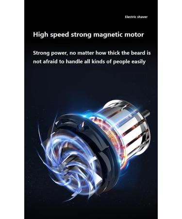 Detachable Head Shaver 5 in 1 Electric Shaver IPX6 Waterproof wet/dry rechargeable 5D floating head Rotating shaver Beauty kit (Dark blue suit) - Buy Online on GoSupps.com