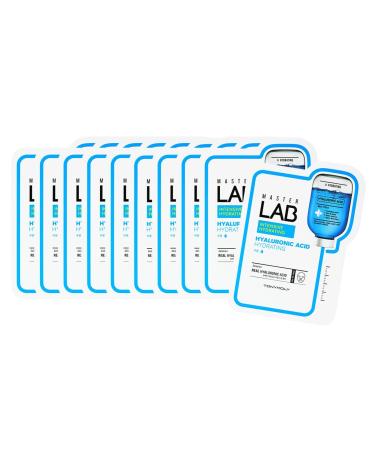 TONYMOLY Master Lab Mask Sheet 10 Count (Pack of 1) Hyaluronic Acid 10-Pack