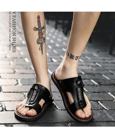 Men's Orthopedic Bunion Corrector Sandals with Arch Support - Black, Size 6.5 - Buy Online on GoSupps.com