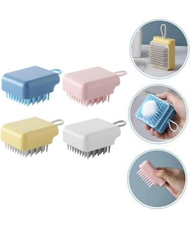 Buy BUIFULSIC 4-Piece Massage Shampoo Brush Set | Multifunctional Hair & Body Washing Tool | Perfect for Scalp & Hair Care - Buy Online on GoSupps.com