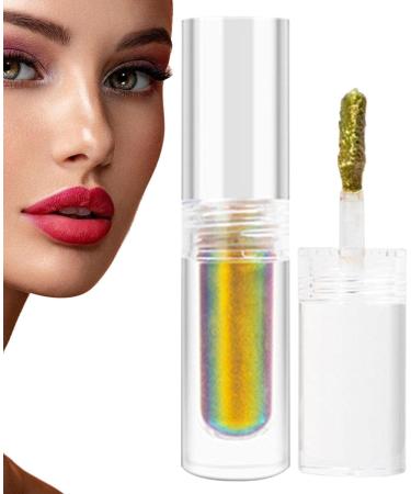 Iridescent Eyeshadow | Sparkling Holographic Eye Shadow | Long Lasting Duochrome Shimmer Liquid Eyeshadow for Women Quick-Drying Eye Makeup Shakven 04 - Buy Online on GoSupps.com