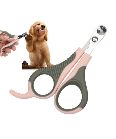 Dog Nail Clippers Avoid Overcutting Pet Non-slip Handles Pet Supplies Nail Clippers for Small Dogs Nail Clippers for Small A Grey Pink