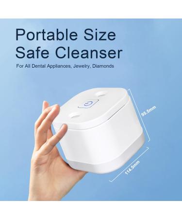 Famisym Ultrasonic Cleaner for Dental Appliances | 45KHz Cleaning Machine with UV Light | Ideal for Dentures, Retainers, Aligners, and More - Buy Online on GoSupps.com