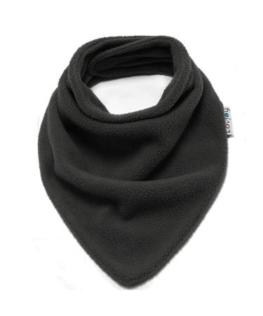 Baby Toddler Cute Warm Fleece scarf/Snood. Soft & Cozy. Fits 6 months - 5 Years. More Designs for Boys & Girls! Dark Grey