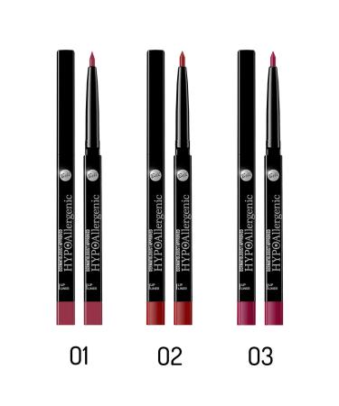 HYPOAllergenic Lip Liner No. 01 - Automatic Rosewood Lip Liner for Sensitive Skin | Shop Internationally - Buy Online on GoSupps.com