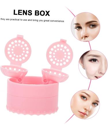 HEALVIAN 8 STK Colored Contact Lens Cleaner Kit - Reusable Face Pads Eye Lens Containers & Mini Cleaning Box | International Shipping - Buy Online on GoSupps.com