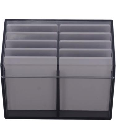 10 Layers Acrylic Eyelash Storage Box | Magnetic Bottom Extension Grafting Tool & False Eyelashes Pallet Holder | Water Resistant Tea Transparent - Buy Online on GoSupps.com