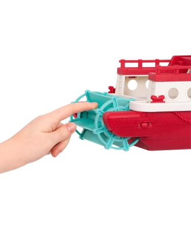 Wonder Wheels Ferry Floating Bath Toy Boat with Cars for Toddlers - Red/White (3 pcs) | Age 1+ | 100% Recyclable | VE1059Z - Buy Online on GoSupps.com