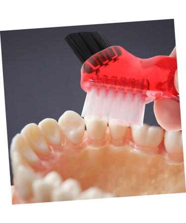 Oatipho 3ST Travel Toothbrush - Double-Sided Prothesis & Retainer Brush Cleaner | Soft Mini Dental Tool | Ideal for Home & On-the-Go - Buy Online on GoSupps.com
