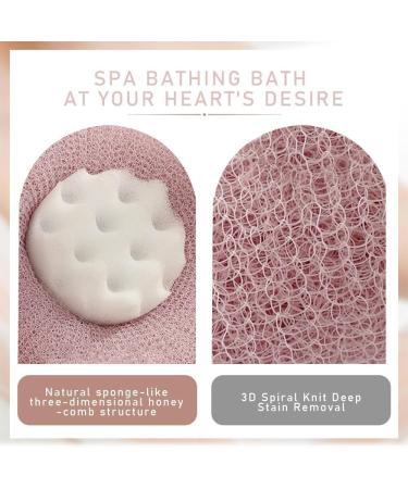 Super Soft Sunflower Suction Cup Bath Ball Super Soft Bath Sponges for Shower Sponge Mesh Pouf Shower Ball for Women Men Shower(Beige) - Buy Online on GoSupps.com