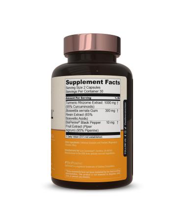 Live Conscious CurcuWell - Curcumin and Boswellia Blend | Maximum Strength Joint, Body and Cognitive Support - 30 Day Supply - Buy Online on GoSupps.com