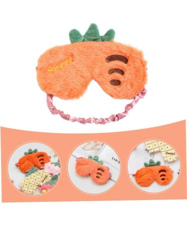 Buy Healeved Carrot Eye Mask - Cute Soft Plush Blindfold for Sleep Travel & Easter - Cartoon Nurses Hat Design - 1 Count - Buy Online on GoSupps.com
