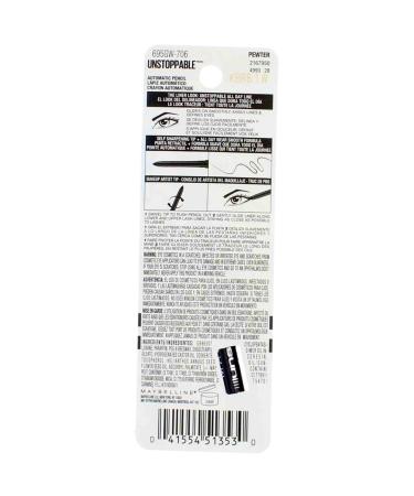 Maybelline Unstoppable Eyeliner in Pewter - 2 Pack | Long-lasting Formula - Buy Online on GoSupps.com