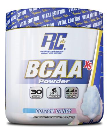 Ronnie Coleman Signature Series BCAA XS 2:1:1 Powder, Cotton Candy, 6.4 Ounce