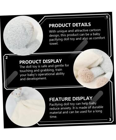Buy 2-St Bear Doll & Baby Toys - Soft Comfort Towels for Toddlers Stroller & Bed Accessories - Buy Online on GoSupps.com