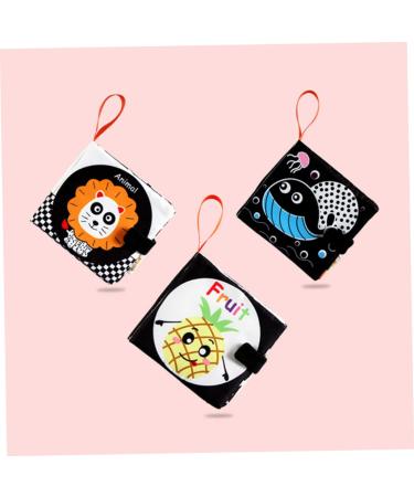 Ibasenice 2-Pack Fabric Book Game Set | Educational Toys for Toddlers | Baby Opposites Fabric Books | Soft Peach Skin | International Shipping Available - Buy Online on GoSupps.com