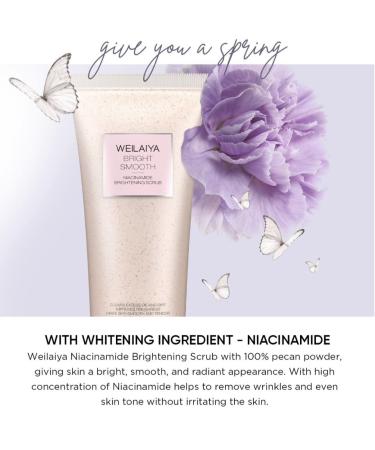 Shop 3X Damask Weilaiya Grand Rose Extract Shower Gel 450mL + FREE Niacinamide Pecan Body Scrub 200mL - International Shipping Available - Buy Online on GoSupps.com