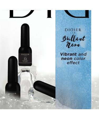 Didier Lab - Premium UV Gel Nail Polish - Brillant Neon No5- Gel Nail Varnish - Nail Art - Long-Lasting High Gloss Wear - Gel Nail Polish - Gel Nails - Glitter Gel Nail Polish - Rich Pigment - 8ml - Buy Online on GoSupps.com