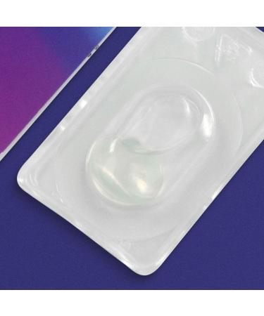 Glamlens Jasmine Light Blue Contact Lenses | Strongly Covering Colored Monthly Lenses -7.00 Diopters | 1 Pair (2 Pieces) | 14.00mm Diameter - Buy Online on GoSupps.com