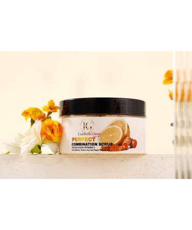 LaaBelle Glow Perfect Combination Scrub with Collagen and Vitamin C Anti-Oxidation Skin Treatment 250g