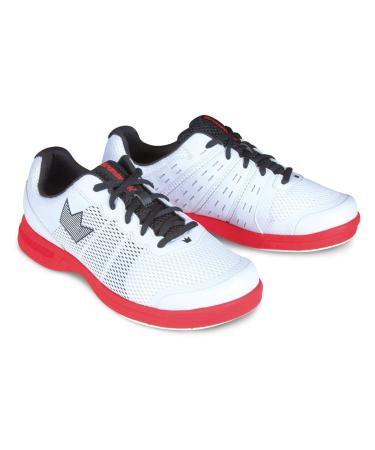 Brunswick Men's Fuze Bowling Shoes-White/Red Size 10 White/Red