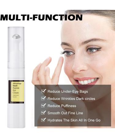 Snail Peptide Energetic Eye Roll-On Hydrating Snail Peptide Eye Cream Firming Eye Cream Hydrating Snail Eye Cream Under Eye Roller cream Eye Cream for Dark Circles and Puffy Eyes Eye Cream Anti-aging - Buy Online on GoSupps.com