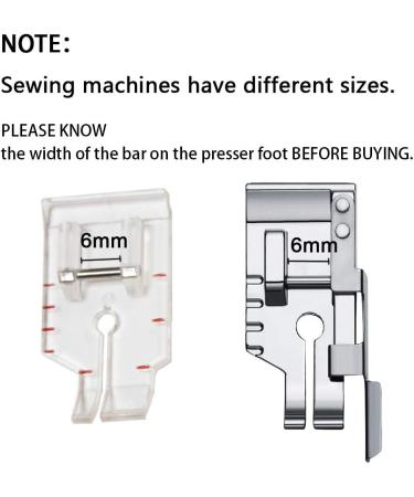 1/4 Inch Quilting Patchwork Presser Foot Set for Low Shank Sewing Machines - 2 Pack - Buy Online on GoSupps.com