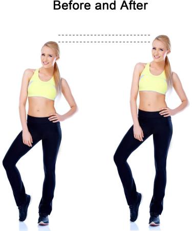 Increase Height Insoles - Self-Adhesive Invisible Shoe Inserts | Gel Heel Pillows for Comfort & Shock Absorption | 2cm Soft Gel Inserts - 1 Pair - Buy Online on GoSupps.com