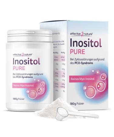 Effective nature - inositol pure - 180 g pure myo -inositol - 4000 mg per day - for cyclical disorders due to the PCO syndrome - is sufficient for 45 days