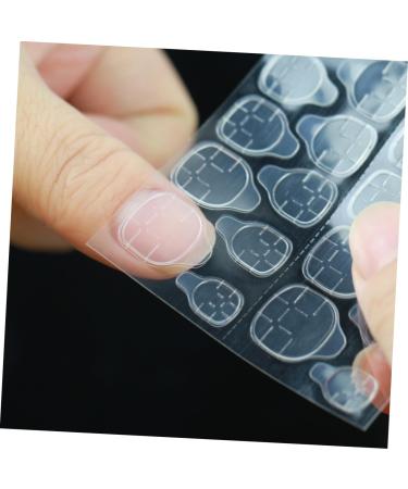 minkissy 20 Sheets Rubber nails double sided tape nail sticky tabs high viscosity jelly glue invisible tabs nail detachable Nail piece sticker wearable nail stickers for nail - Buy Online on GoSupps.com