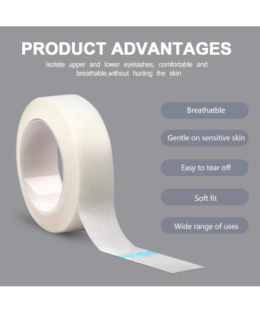 Fenshine Micropore Medical Tape for Eyelash Extensions - 10 Rolls, 0.5 inch x 10 Yards (White) - Eyelash Extension Supply - Buy Online on GoSupps.com