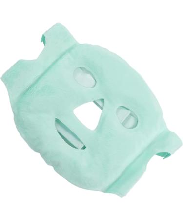 Heat Ice Face Cover | Flexible Cooling Gel Mask for Swelling Relief - Soft & Safe (Light Green) | International Shipping Available - Buy Online on GoSupps.com
