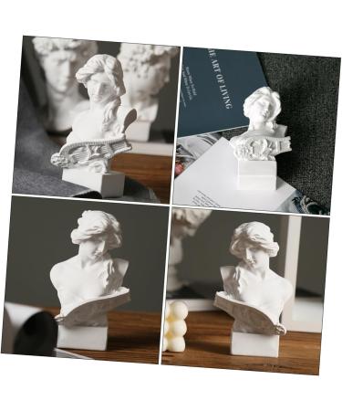 Zerodeko 1pc Piano Statue Mini Resin Figurines Desktop House Decorations for Home Air Conditioner Wind Deflector Greek Mythology Decor Greek Statue White Teaching Aids Household - Buy Online on GoSupps.com