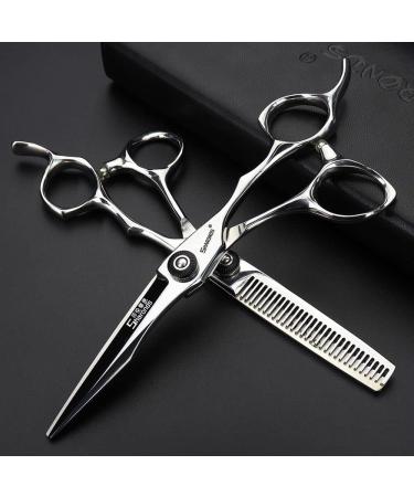 Japan 440 Steel Professional Hairdressing Scissors - Barber Thinning Shears 5.5/6/6.5 inch - Durable & Precise Cutting Tools - Buy Online on GoSupps.com