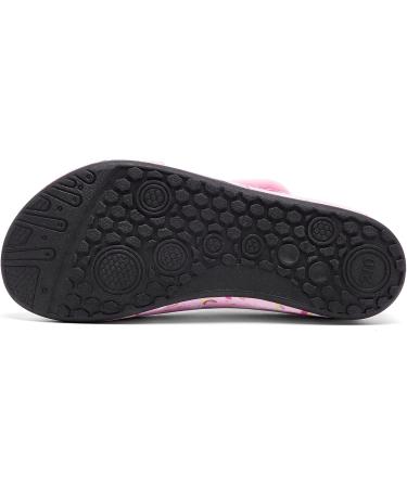 Racqua Kids Unicorn Water Shoes | Lightweight Beach Swim Aqua Socks 12-13 Little Kid - Pink - Buy Online on GoSupps.com