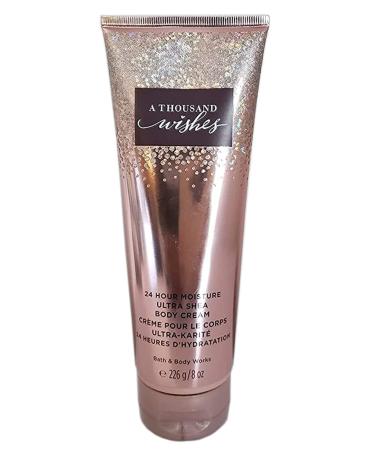 Bath and Body Works A Thousand Wishes Ultra Shea Body Cream 24 hr Moisture 2109 Edition 8 oz / 226 g
