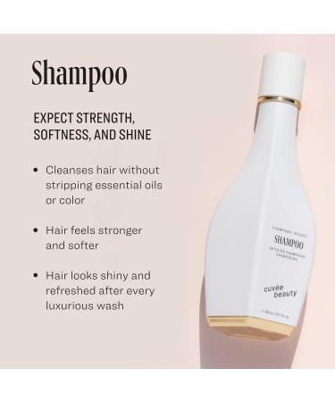 CUV E BEAUTY Cuvee Shampoo - Champagne-Infused Color Safe Formula with Vitamin B & Panthenol - Cleanses & Fortifies Hair - 10 fl oz - Buy Online on GoSupps.com