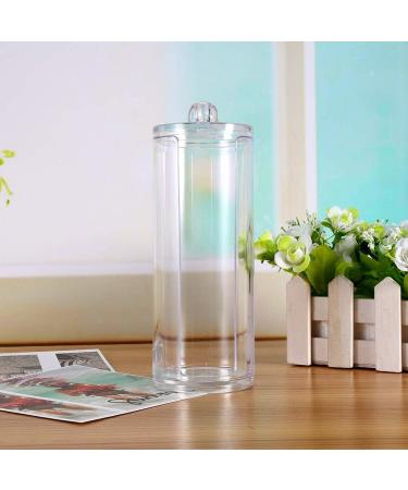 Stylish Acrylic Cotton Swab Box - Makeup Cotton Pads Organizer & Storage Solution | International Shipping Available - Buy Online on GoSupps.com